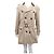 Burberry Gabardina Kensington Castaño