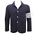 Thom Browne Woll-Sportjacke Navy Strickjacke Blau