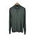 Brunello Cucinelli Cardigan en maille convertible en soie et cachemire pour homme Khaki Marron - vue 3
