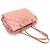 Salvatore Ferragamo Bolsa de ombro com corrente GINETTE em napa acolchoada rosa - vista 3