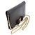 Salvatore Ferragamo Mini borsa a tracolla WOC Bow Genie in Saffiano nero - vista 3