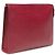 Louis Vuitton Beauty Case e Clutch in Pelle Epi Fuchsia Rosso - vista 2