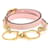 Hermès Rose Sakura Swift Calfskin Gold-tone ETRIER Double Tour Women's Bracelet Pink  - view 1