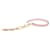 Hermès Rose Sakura Swift Calfskin Gold-tone ETRIER Double Tour Women's Bracelet Pink  - view 5