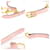 Hermès Rose Sakura Swift Calfskin Gold-tone ETRIER Double Tour Women's Bracelet Pink  - view 7