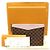 Louis Vuitton Clutch Daily Pouch in tela Damier Ebene Rose Powder Marrone - vista 2