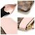 Louis Vuitton Clutch Daily Pouch in tela Damier Ebene Rose Powder Marrone - vista 6