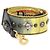 Dior Tracolla Christian con medaglione ricamato multicolore stile boho gradiente arcobaleno - vista 4