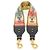 Dior Tracolla Christian con medaglione ricamato multicolore stile boho gradiente arcobaleno - vista 6