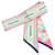 Chanel Sciarpa sottile Camellia rosa Bianco  - vista 1