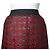 Dolce & Gabbana Falda de cuadros pata de gallo Roja - vista 4