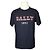 Bally Navy Logo Baumwoll-T-Shirt für Herren Blau