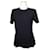 Salvatore Ferragamo Top in maglia blu navy Nero  - vista 1