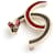 Chanel Spilla Ladybug con logo CC Multicolore  - vista 4