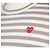 Comme Des Garcons Camiseta de algodón blanco y gris Plata - vista 5