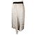 Isabel Marant Falda asimétrica con bandas metálicas beige Blanco
