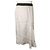 Isabel Marant Falda asimétrica con bandas metálicas beige Blanco - vista 2