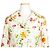 Dolce & Gabbana Chaqueta de algodón con estampado floral marfil Blanco - vista 6
