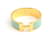 Hermès Bracciale rigido Mint Click-Clack placcato oro D'oro