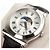 Salvatore Ferragamo Relógio Moonphase em aço com pulseira de couro Multicor - vista 5