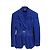 Balmain Oversized Jeansjacke für Damen Blau