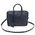 Prada Navy Saffiano Leather Workbag Briefcase Blue