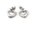 Tiffany & Co Orecchini Tiffany Silver Open Heart Multicolore - vista 3