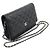 Chanel Borsa a tracolla Black Caviar Silver CC Logo WOC Classic Chain Wallet Crossbody Series Nero - vista 3