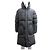 Moncler FUSSA Men's Long Down Jacket Black - view 11