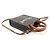 Céline Cabas Mini Vertical Triope Canvas Tan Calfskin Marrom - vista 4