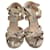 Jimmy Choo Python Strap High Heels Sandals Brown - view 2