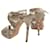 Jimmy Choo Python Strap High Heels Sandals Brown - view 4