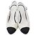 Chanel Escarpins slingback bicolores à bout rapporté Captoe Blanc - vue 2