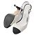 Chanel Escarpins slingback bicolores à bout rapporté Captoe Blanc - vue 3