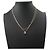 Collana a strati con pendente logo Tory Burch Nero