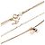 Collana a strati con pendente logo Tory Burch Nero - vista 4