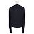 Salvatore Ferragamo Strickjacke aus Baumwolle mit Seidenbesatz Blau - Ansicht 2