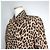 Zadig & Voltaire Abrigo de algodón con estampado de leopardo Castaño - vista 4