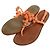 Tory Burch Sandali slide con perline color salmone Rosa - vista 3