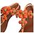 Tory Burch Sandali slide con perline color salmone Rosa - vista 4