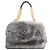 Dolce & Gabbana Borsa Tote e Borsa a tracolla in Eco Fur Melange Gray Dolce Gabbana Marrone