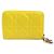 Dior Tarjetero Cannage amarillo con detalles en oro - vista 2