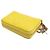 Dior Tarjetero Cannage amarillo con detalles en oro - vista 3