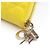 Dior Tarjetero Cannage amarillo con detalles en oro - vista 4