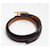 Hermès Pulsera Hapi Row Strap Marrón Oscuro Castaño  - vista 2