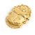 Chanel Spilla Scarabeo Gold CC D'oro - vista 2