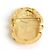 Chanel Spilla Scarabeo Gold CC D'oro - vista 3