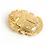 Chanel Spilla Scarabeo Gold CC D'oro - vista 4