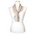 Sciarpa in seta Armani Collegioni Sand Beige Marrone