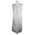 Jil Sander Chaleco largo de algodón menta Plata  - vista 1